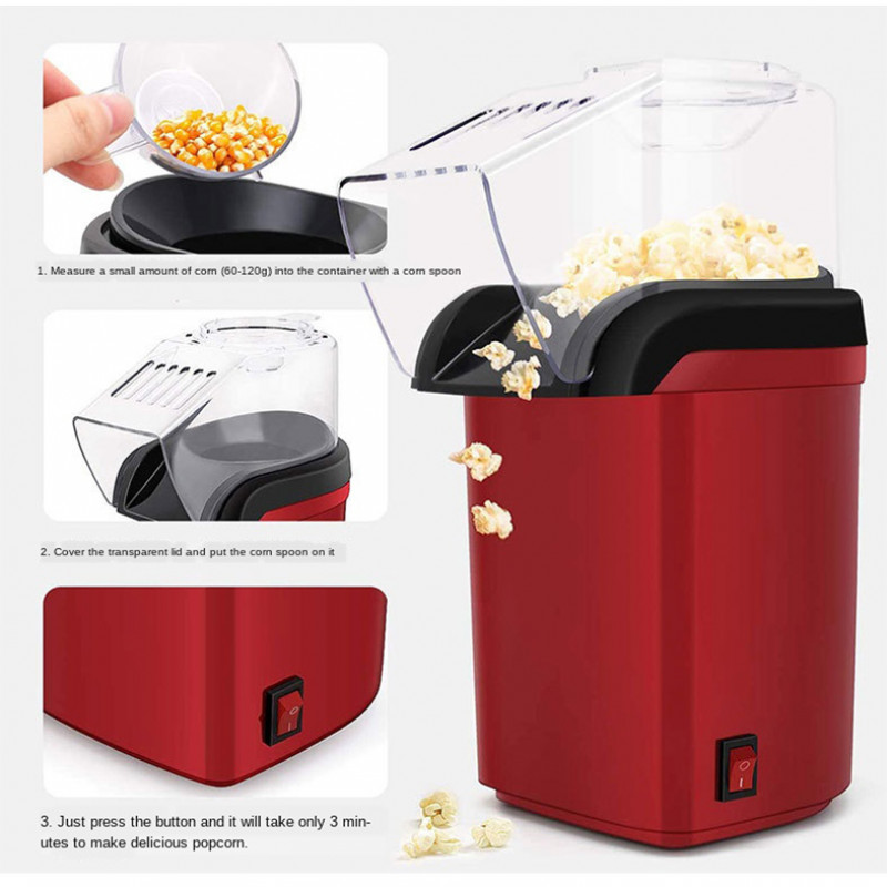 Hot Air Popcorn Popper Machine Maker kitchen appliances for the home