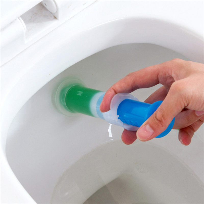 Syringe toilet bowl cleaner gel/ toilet cleaner Custom toilet gel