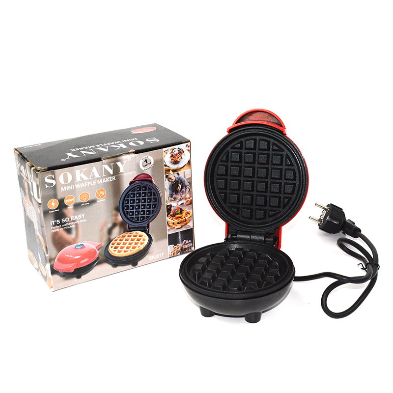 Mini Waffle Maker,portable Electric Round Mini Maker Gril,the Mini