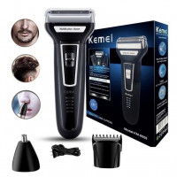Lina Store Electric Hair Trimmer Shaving Machine​rechargeable Kemei KM-6776