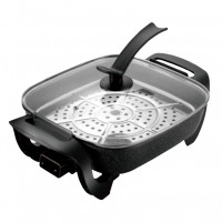 Lina Store Electric Boiling Frying Pan hot pot and steamer  Dessini OR-2116