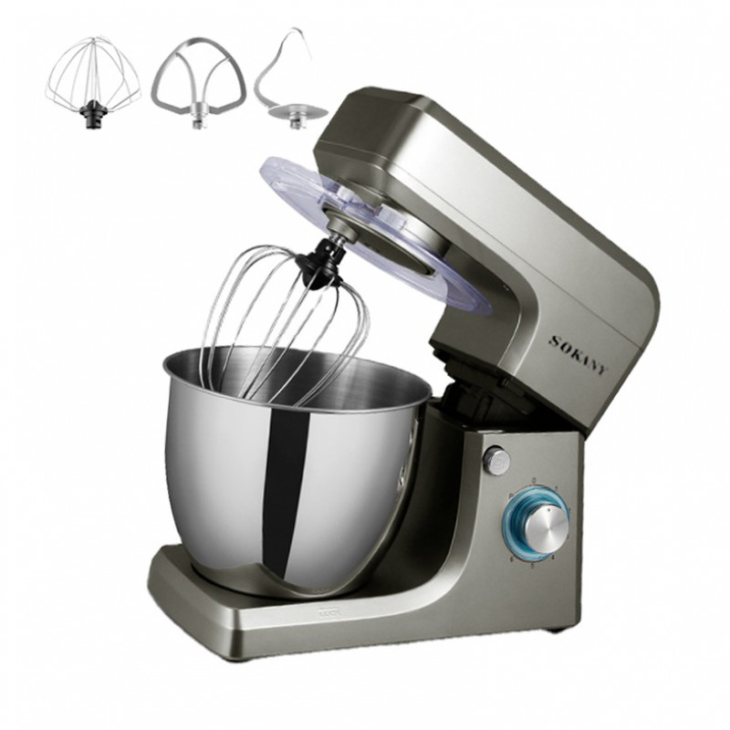 Stand Mixer Rotating Stainless Steel Bowl size 8LSokany SK-1511