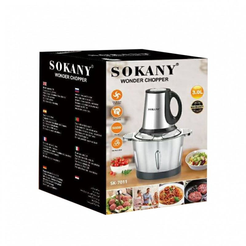 Meat grinder Stain steel size 3L  Sokany SK-7011
