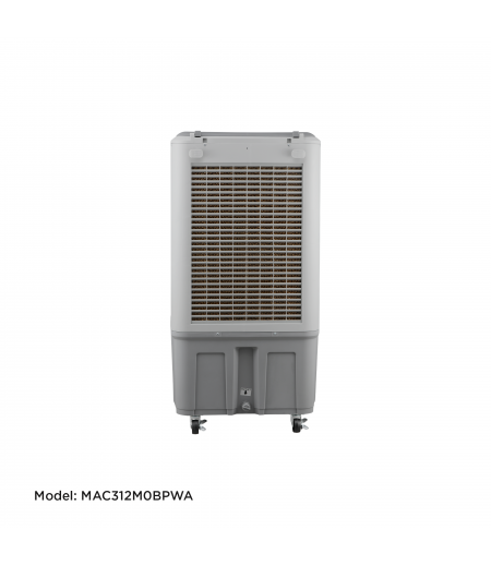 Midea_Air Cooler_Model MAC312M0BPWA_150W_Max Line 23L(31.5L)_1500m³/h _3 speeds_Mecahnical Control