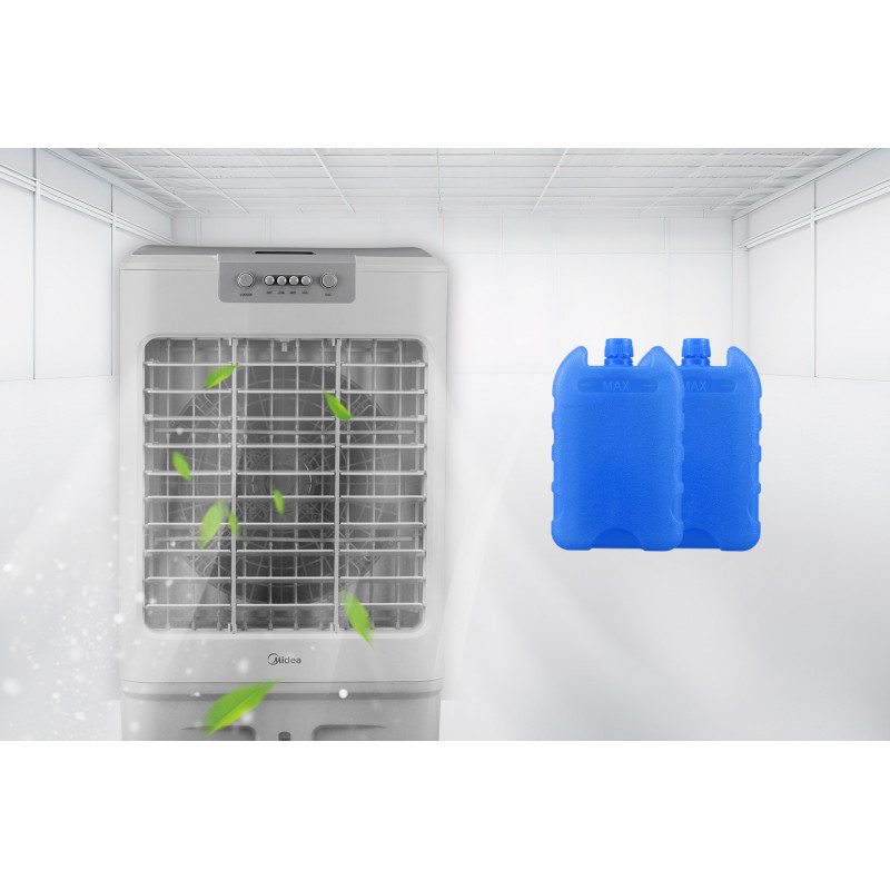 Midea_Air Cooler_Model MAC312M0BPWA_150W_Max Line 23L(31.5L)_1500m³/h _3 speeds_Mecahnical Control