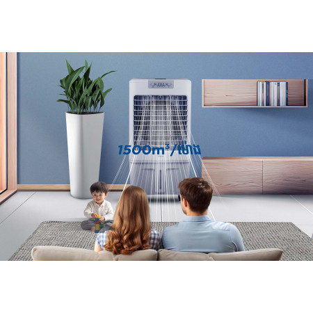 Midea_Air Cooler_Model MAC312M0BPWA_150W_Max Line 23L(31.5L)_1500m³/h _3 speeds_Mecahnical Control