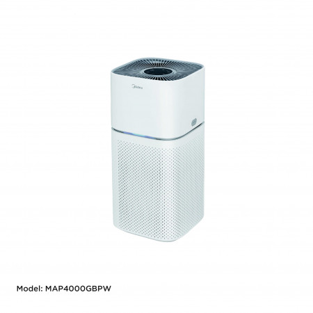 Midea_Air Purifier_Model MAP4000GBPW_CADR400 m³/h, 12 speed , timer, H13 filter, DC, 35W