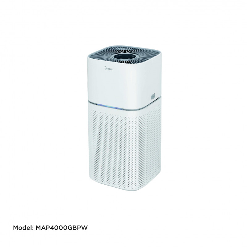 Midea_Air Purifier_Model MAP4000GBPW_CADR400 m³/h, 12 speed , timer, H13 filter, DC, 35W