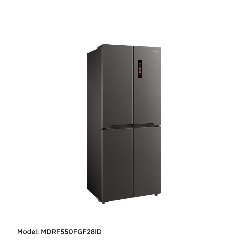 Midea_Refrigerator_Model  MDRF550FGF28ID_Inverter_MD_Jazz Black  metal_407L_BCD410