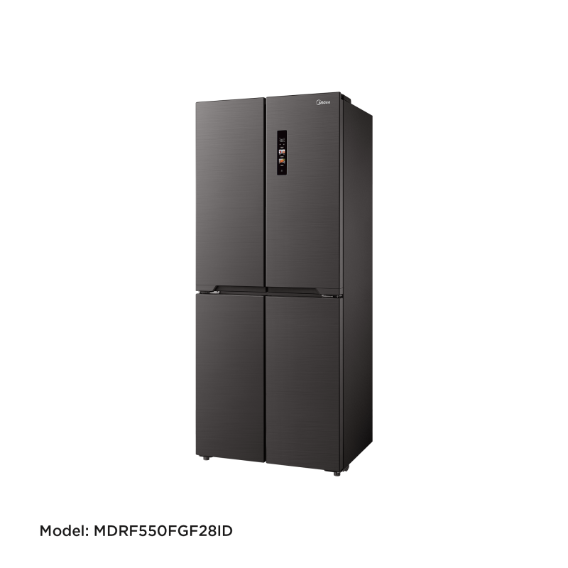 Midea_Refrigerator_Model  MDRF550FGF28ID_Inverter_MD_Jazz Black  metal_407L_BCD410