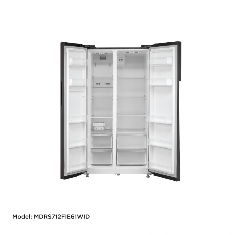  Midea_Refrigerator_Model  MDRS712FIE61WID_Inverter_SBS_White glass_548L_BCD530