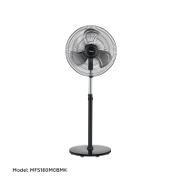 Midea_Electric  Fan_Model MFS180M0BMK_18" inch blade_ 4  speeds_ 