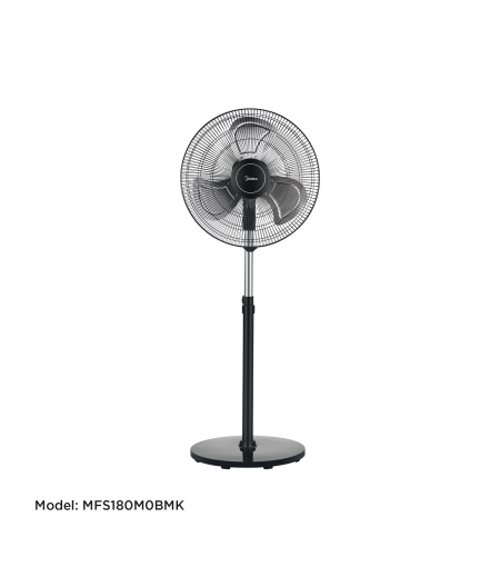 Midea_Electric  Fan_Model MFS180M0BMK_18" inch blade_ 4  speeds_ 