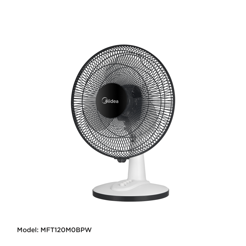 Midea Electrical Fan Stand Fan/White Model: MFT120M0BPW