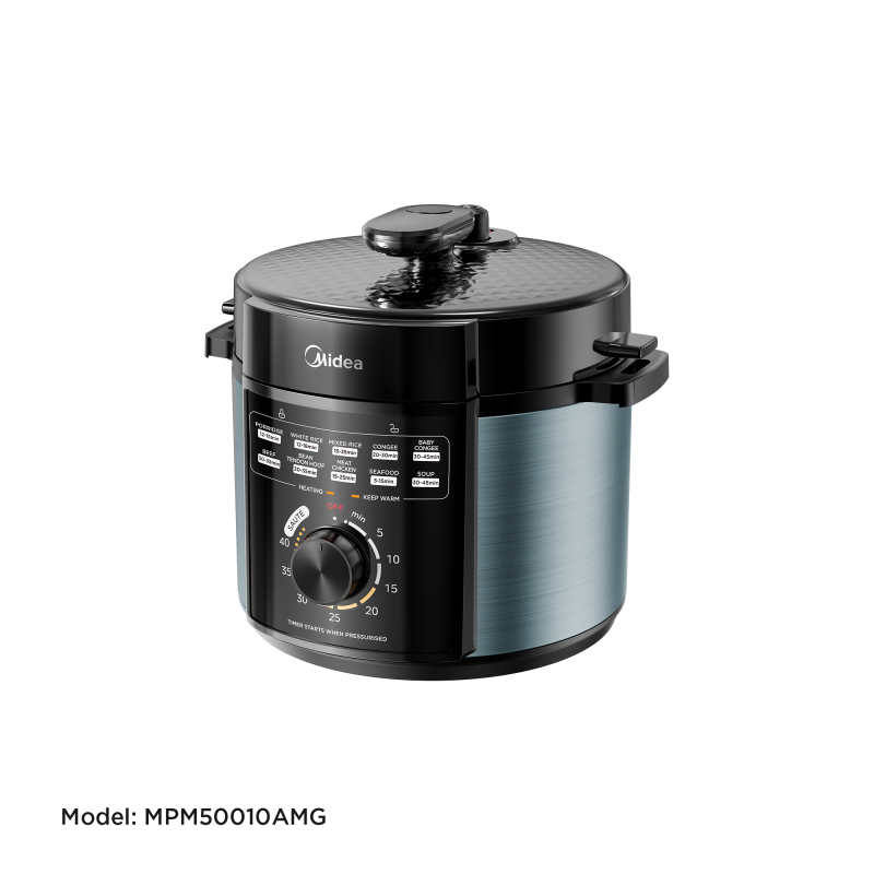 Midea_Pressure Cooker_Model MPM50010AMG_5L，1000W