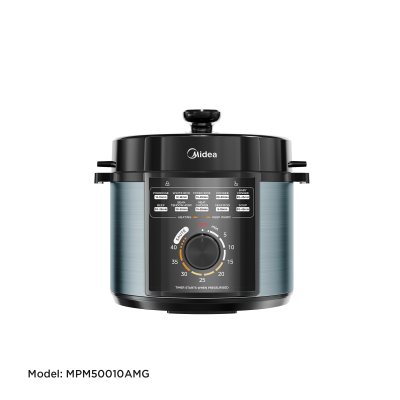 Midea_Pressure Cooker_Model MPM50010AMG_5L，1000W