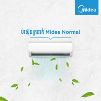 MIDEA Air conditioner Non-Inverter Wall mounted 2.5HP R32 MSAFN-22CRN1