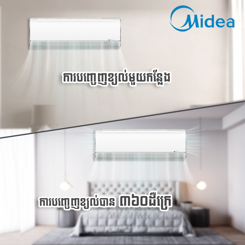 MideaSuper inverter ,wall-mounted split 1.5HP