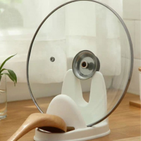 My Home Pot lid rack kitchen countertop cutting board bracket household
