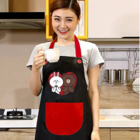 My Home Kitchen Waterproof and Oilproof Apron Sleeve Plastic Household Fashion My Home Kitchen Waterproof and Oilproof Apron Sleeve Plastic Household Fashion