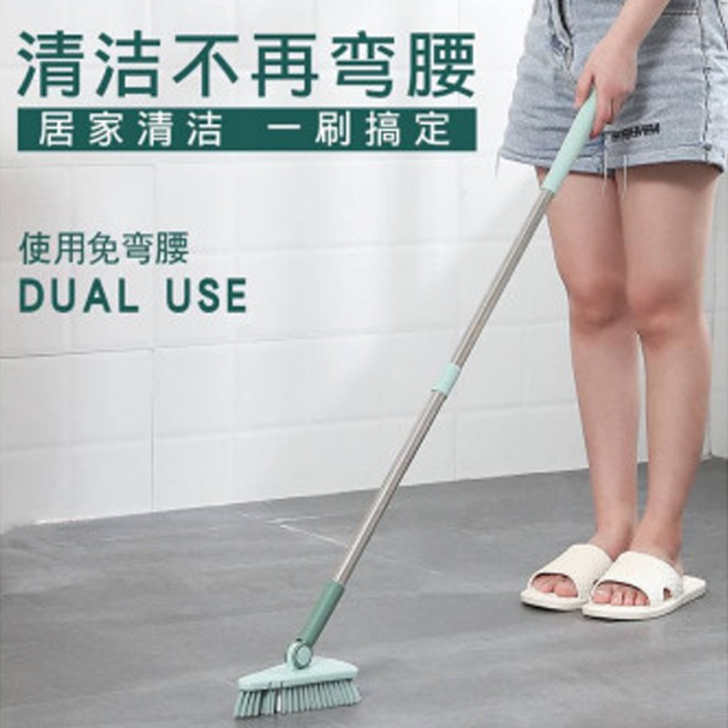 Dustpan and Brush Set - Nesting Design - Compact Storage - Comfortable Non-Slip Handle - Odor Resistant - Cleaning Floors, Counters, Tables, Bathroom