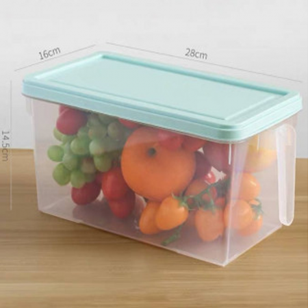 Fridge Organizers and Storage Clear  & Lid,Fruit Containers for Fridge,Fridge Storage To Keep Fresh for Food, Vegetables