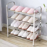 My Home stainless steel shoe rack multi-layer thickened My Home stainless steel shoe rack multi-layer thickened