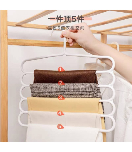 Pants rack, pants clip, multi-layer wardrobe, hanger, storage artifact, multi-function pants 