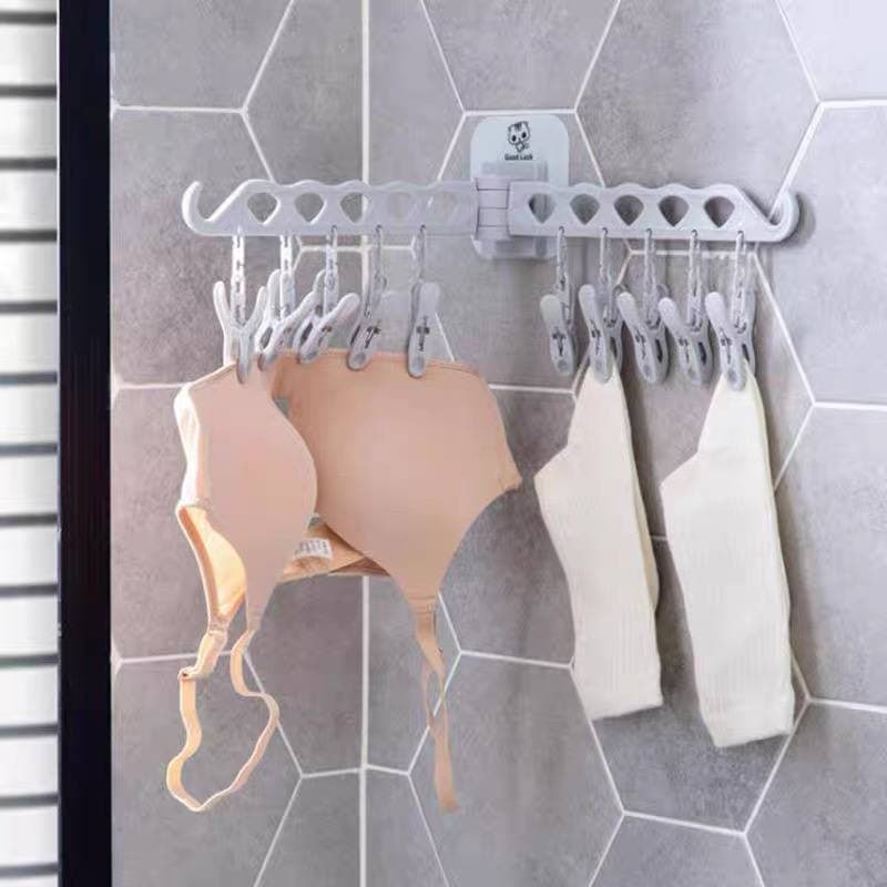 Household multifunctional clothes hanger drying