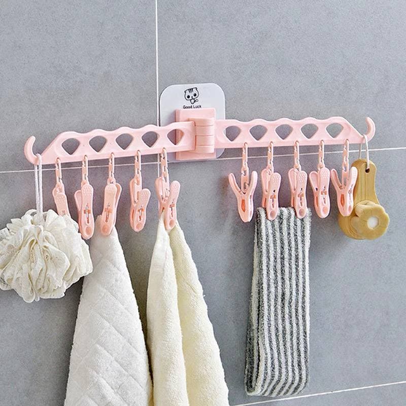 Household multifunctional clothes hanger drying