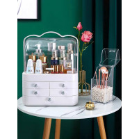 My Home Cosmetic storage box with mirror integrated net red cosmetics storage box My Home Cosmetic storage box with mirror integrated net red cosmetics storage box