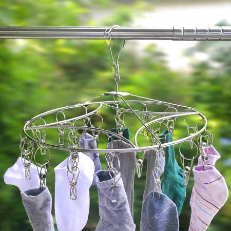 Stainless steel Drying rack socks rack clip