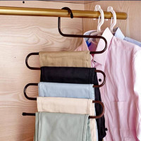 Multifunctional pants rack household seamless pants storage