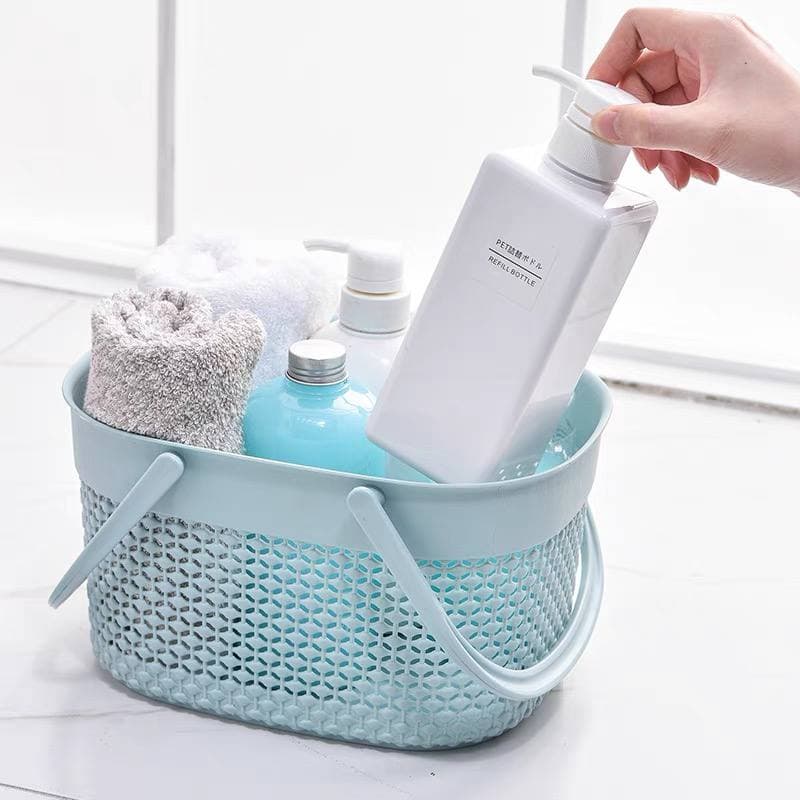 Household portable bath basket bathroom toilet toiletries storage