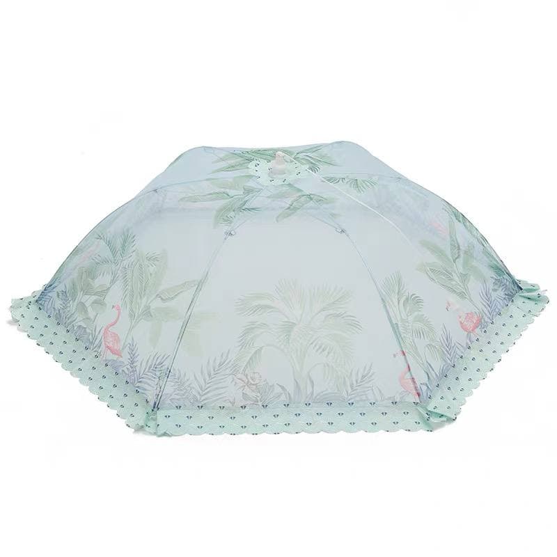 Dish cover household foldable new fashion lace dining table meal cover summer dust-proof