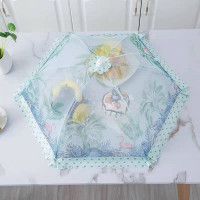 My Home Dish cover household foldable new fashion lace dining table meal cover summer dust-proof