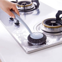 My Home Long-handled pot washing brush