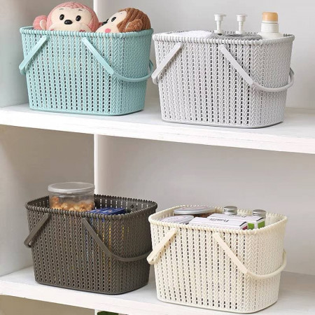 Portable bath basket bath basket with toiletries