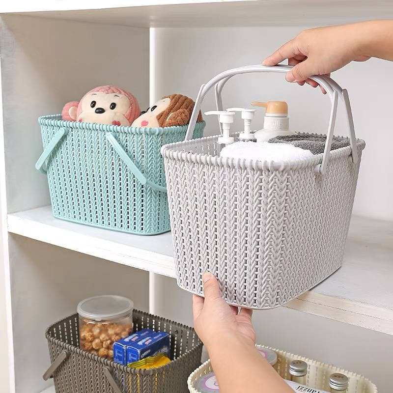 Portable bath basket bath basket with toiletries
