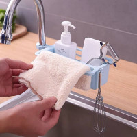 Multifunctional faucet rack, rag drain rack, home kitchen bathroom