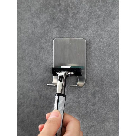 Manual razor shelf bathroom stainless steel wall
