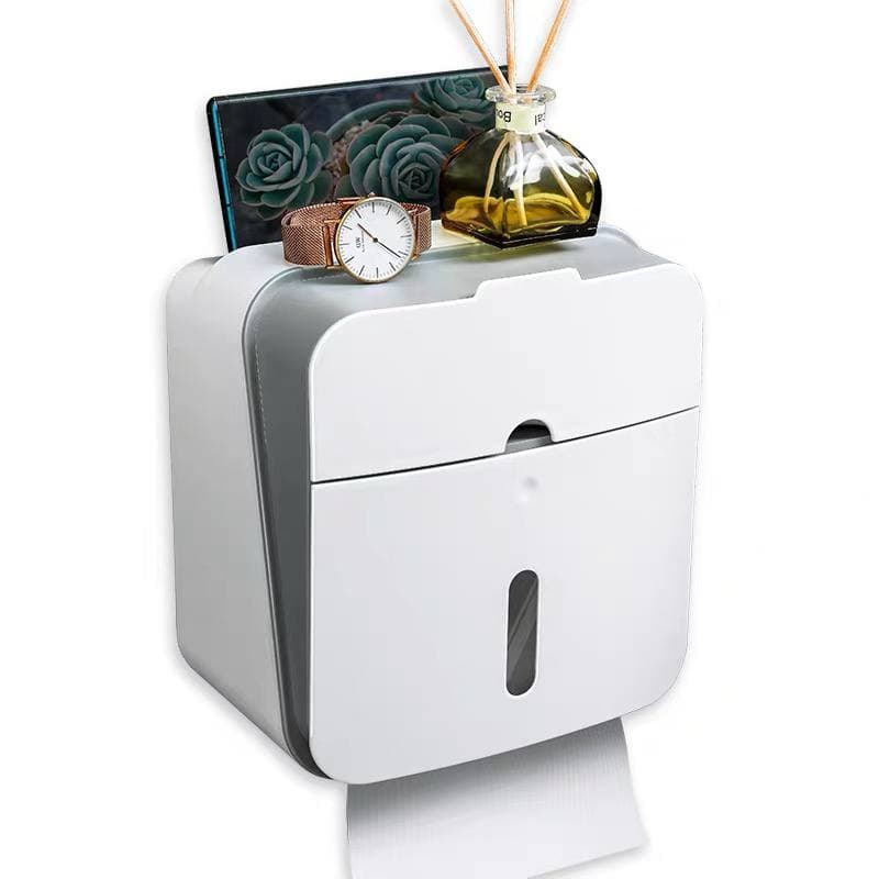 bathroom toilet paper box stainless steel toilet storage toilet wall hanging waterproof tissue holder free punch