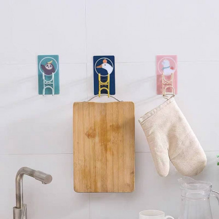 Home bathroom free punch washbasin hook kitchen cutting board