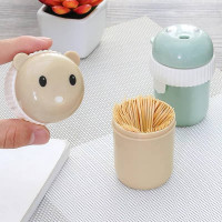 My Home Creative plastic toothpick bottle toothpick holder cute cartoon portable