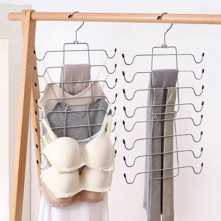 Multifunctional hanger storage artifact Wardrobe space saving underwear vest storage magic hanger