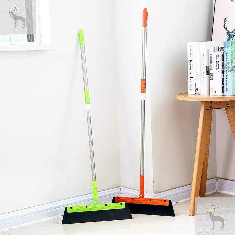 Creative retractable cleaning broom household glass wiper bathroom hair sweeping