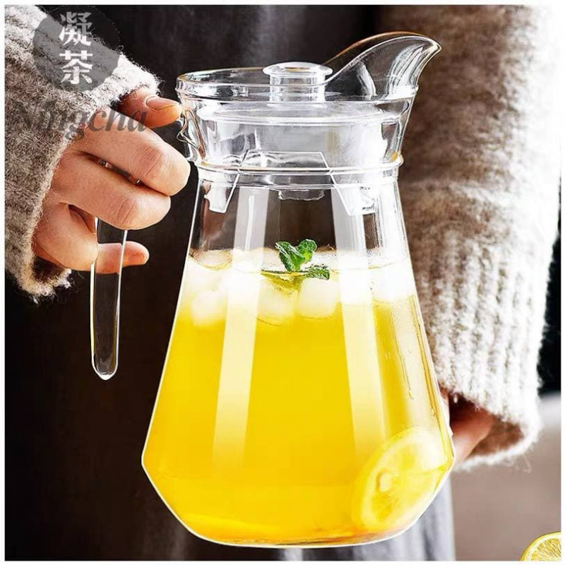 Cold kettle glass heat-resistant high temperature household large-capacity  cold water cup teapot Cold water bottle