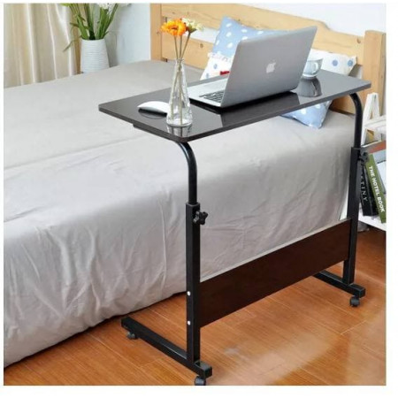 Lazy bed head can be moved up and down to save space, small bedside table