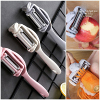 Kitchen household peeler multi-function three-in-one rotary scraper