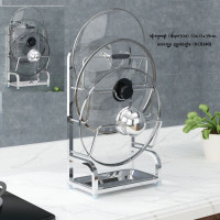 My Home 304 stainless steel pot cover rack wall-mounted punch-free kitchen My Home 304 stainless steel pot cover rack wall-mounted punch-free kitchen
